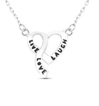 Live Love Laugh Heart Necklace