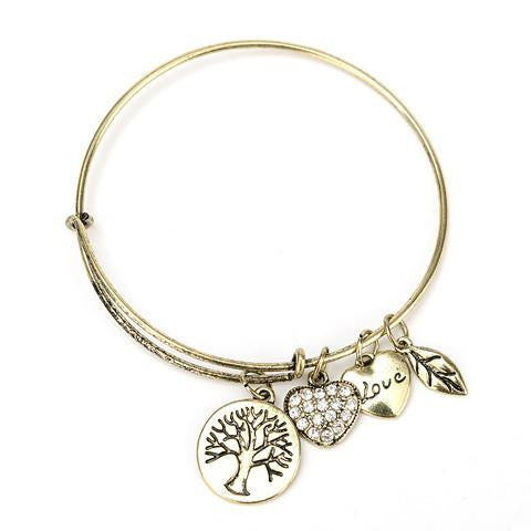 Tree of Life Charm Bangle