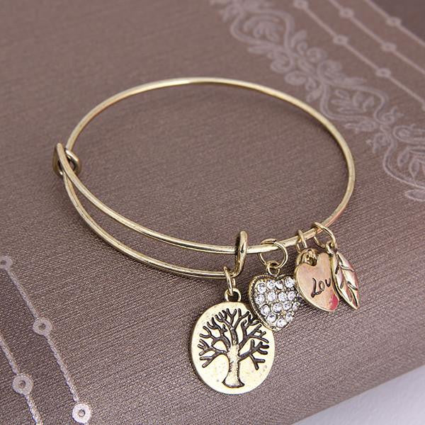 Tree of Life Charm Bangle