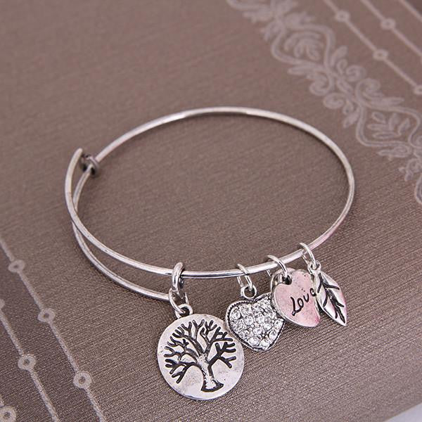 Tree of Life Charm Bangle