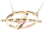Rotating Time Turner Necklace