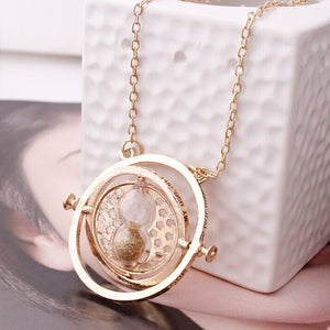 Rotating Time Turner Necklace