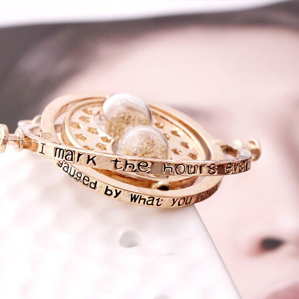 Rotating Time Turner Necklace