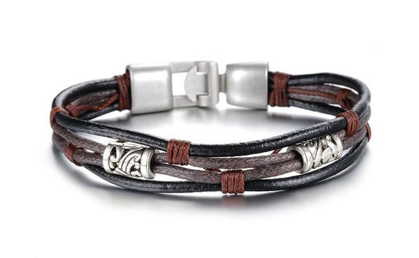 Handmade Genuine Leather Men's Bracelet
