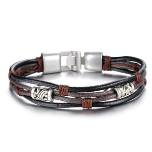 Handmade Genuine Leather Men's Bracelet