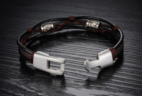 Handmade Genuine Leather Men's Bracelet