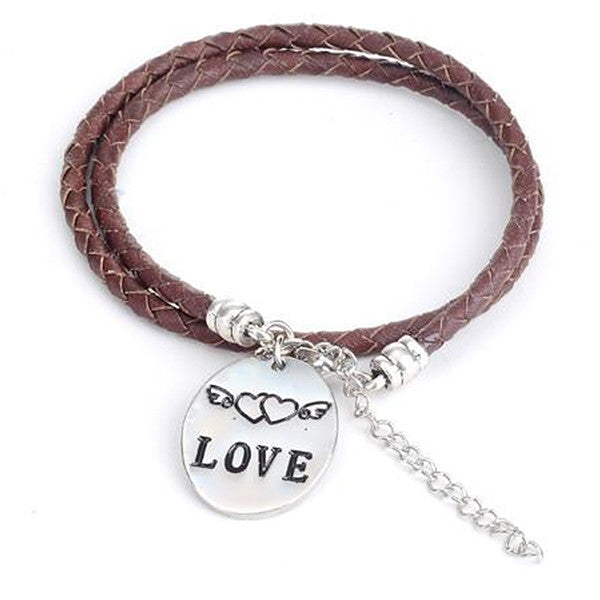 Love - Hand Stamped Bracelet