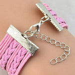 Pink Angel Cancer Awareness Bracelet