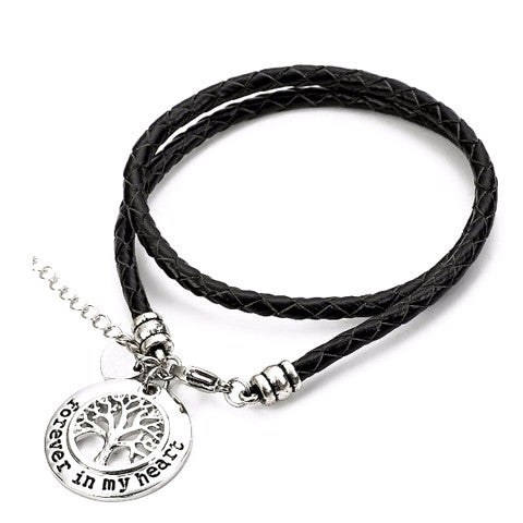 Forever In My Heart - Hand Stamped Bracelet