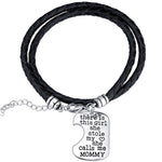 Mommy's Girl Hand Stamp Bracelet Set