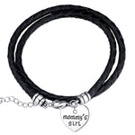 Mommy's Girl Hand Stamp Bracelet Set