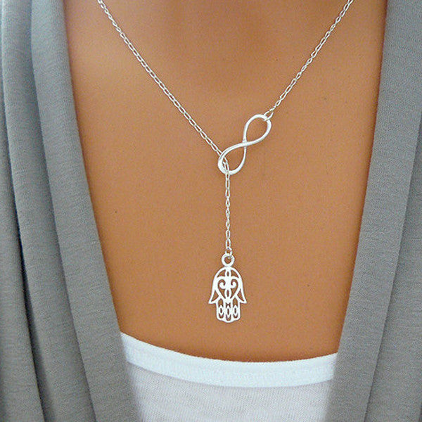 Infinite Humsa Luck Pendant