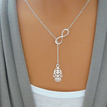 Infinite Humsa Luck Pendant