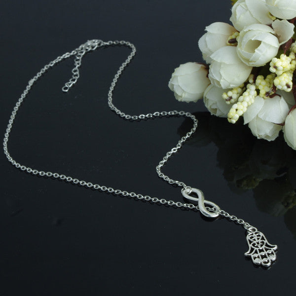 Infinite Humsa Luck Pendant