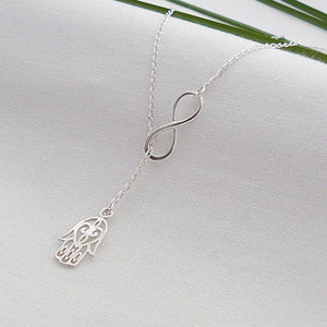 Infinite Humsa Luck Pendant