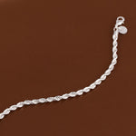 Twisted Singapore Chain Bracelet