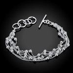 Pearl Bracelet in 18K White Gold Plated