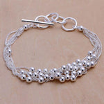 Pearl Bracelet in 18K White Gold Plated