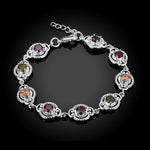 Swarovski Crystal Mona Lisa Bracelet in 18K White Gold Plated
