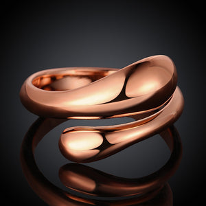 Teardrop Adjustable Ring in 14K Gold Plated