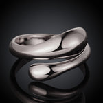 Teardrop Adjustable Ring in 14K Gold Plated