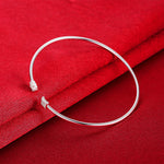 Swarovski Crystal Geo Adjustable Bangle in 18K White Gold Plated