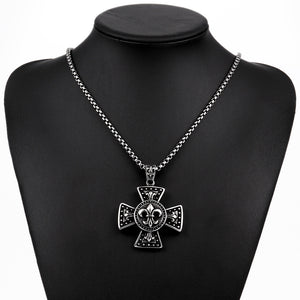 Thick Cross Stainless Steel Necklace