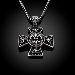 Thick Cross Stainless Steel Necklace
