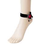 Trendy Deep Rose Anklet