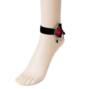 Trendy Deep Rose Anklet