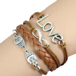 Love Infinity Owl Bracelet