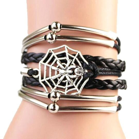 Spider Web Black Bracelet