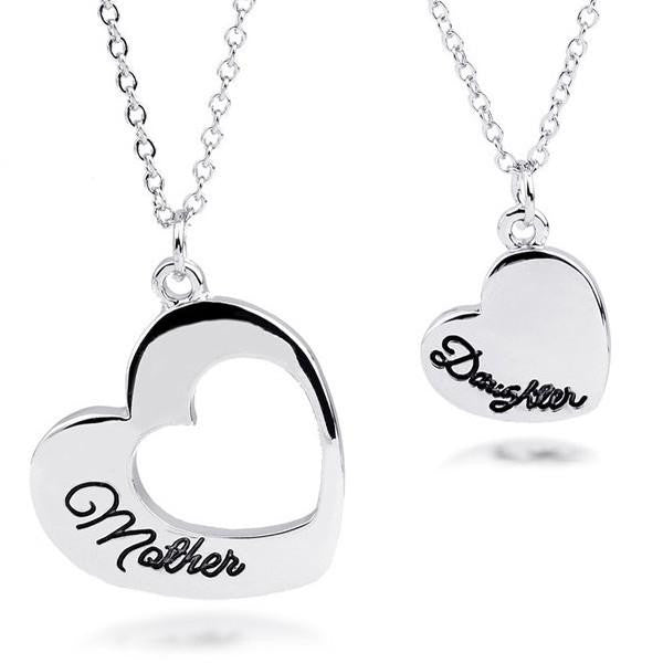 Mother Daughter Heart Set
