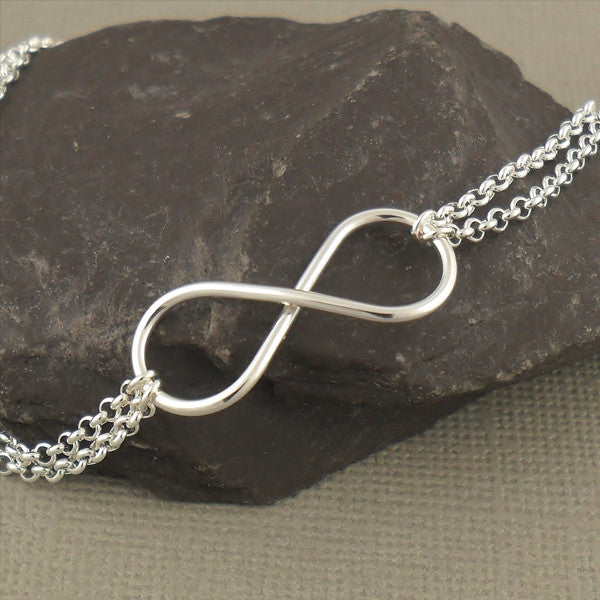 Infinity Silver Stylish Anklet