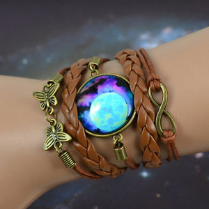 Vintage Inspired Boho Starry Moon Bracelet