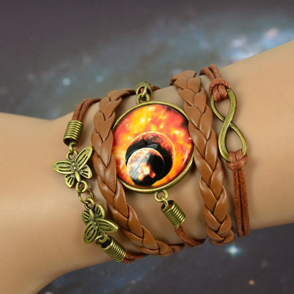Vintage Inspired Boho Starry Moon Bracelet