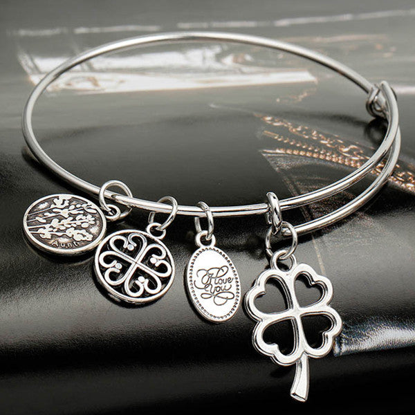Love and Luck Enchanting Charm Bangle