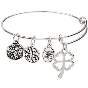 Love and Luck Enchanting Charm Bangle