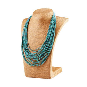 Turquoise Bohemian Bead Necklace